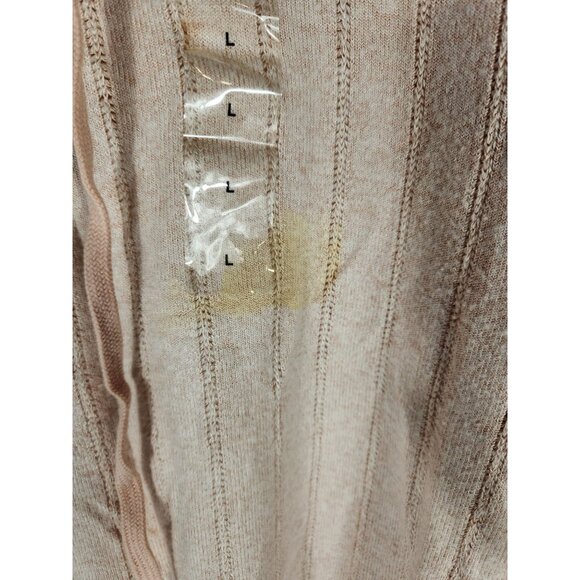 NWT Como Vintage Womens Super Soft Sweater Pink Loungewear Old Money L - Picture 2 of 4